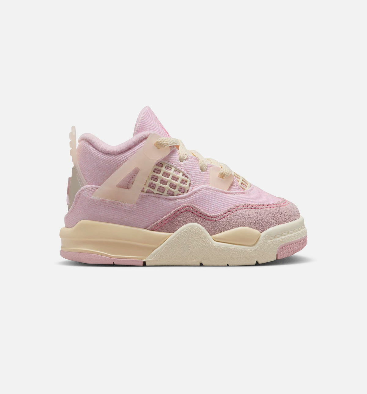 Air Jordan 4 Retro Pink Pearl And Iced Carmine Infant Toddler Lifestyle Shoe - Iced CarmineIced CarmineCoconut MilkAnthraciteMuslinPinksicle