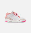 Air Jordan 3 Retro Spring Flowers Grade School Lifestyle Shoe - Pearl PinkPink BloomPink GlowHyper Orange