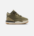 Air Jordan 3 Retro Medium Olive Infant Toddler Lifestyle Shoe - Medium OliveSequoiaNeutral OliveSail Free Shipping