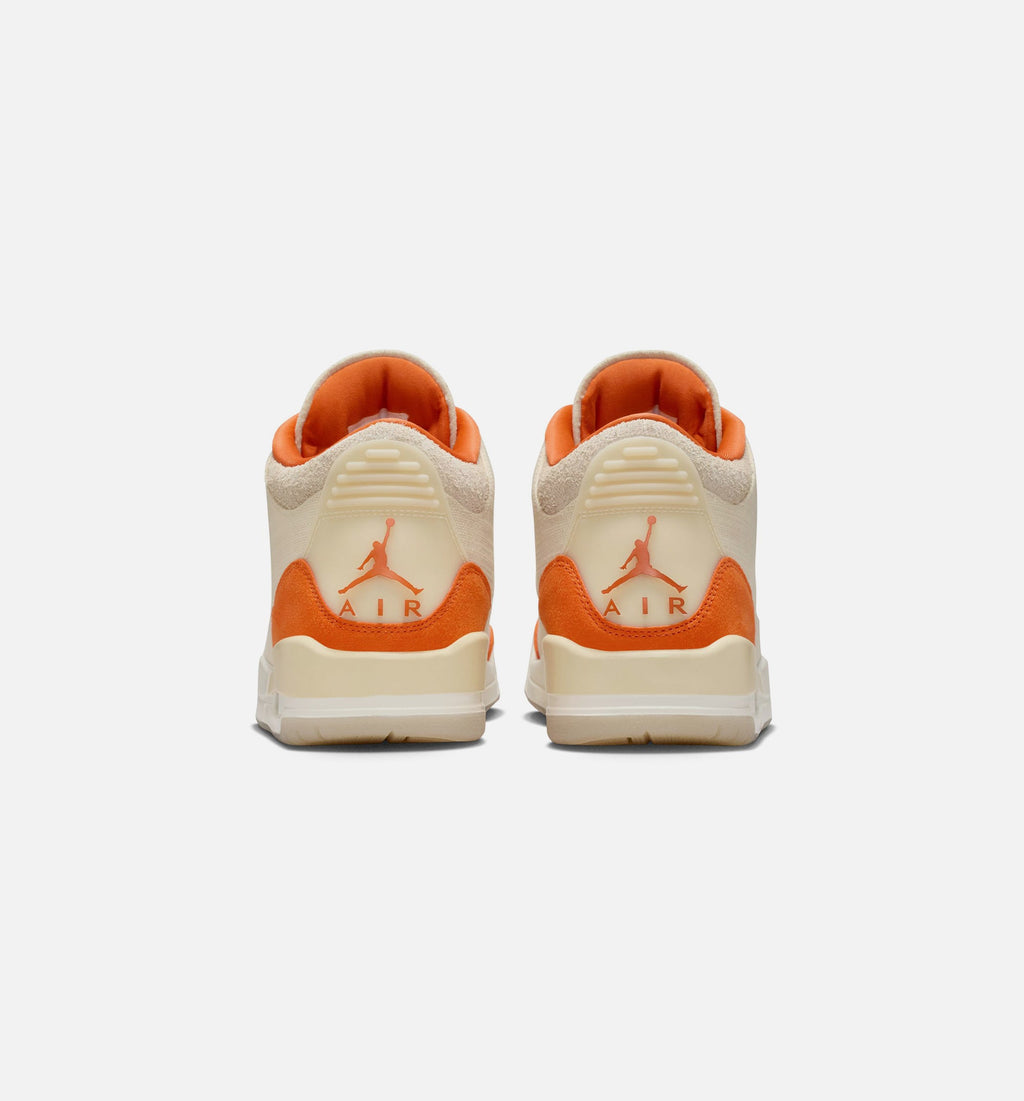 Air Jordan 3 Retro Starfish Womens Lifestyle Shoe - FossilStarfishSail
