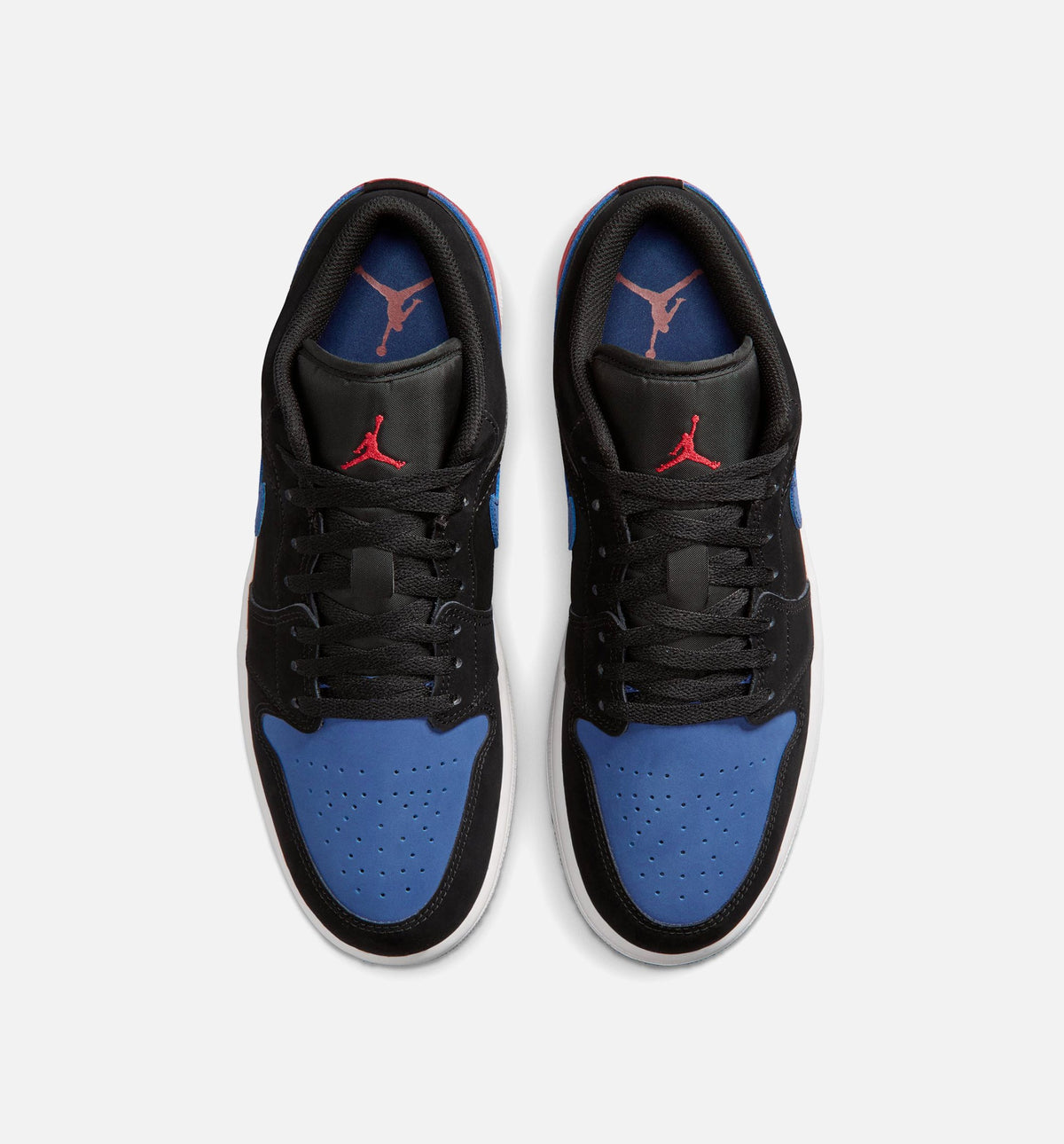 Air Jordan 1 Low Men's Sneakers - Black / True Blue