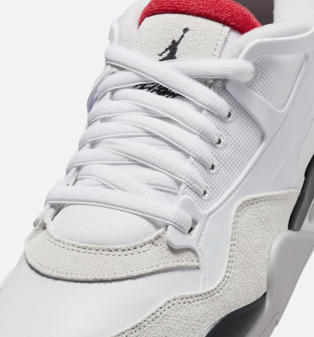Air Jordan 4 RM Mens Lifestyle Shoe - WhiteBlackNeutral GreyVarsity Red