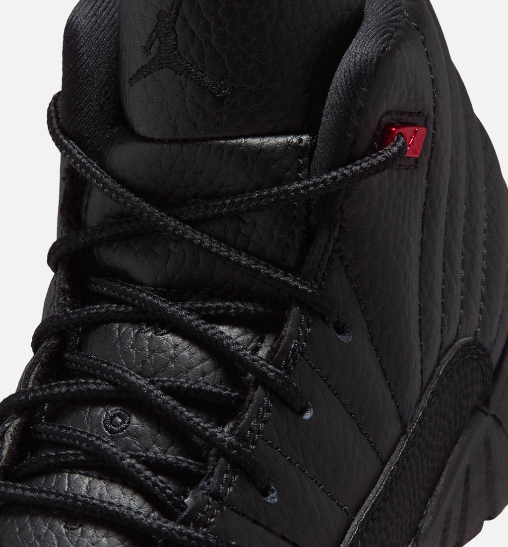 Air Jordan 12 Retro Bloodline Preschool Lifestyle Shoe - BlackVarsity Red Free Shipping