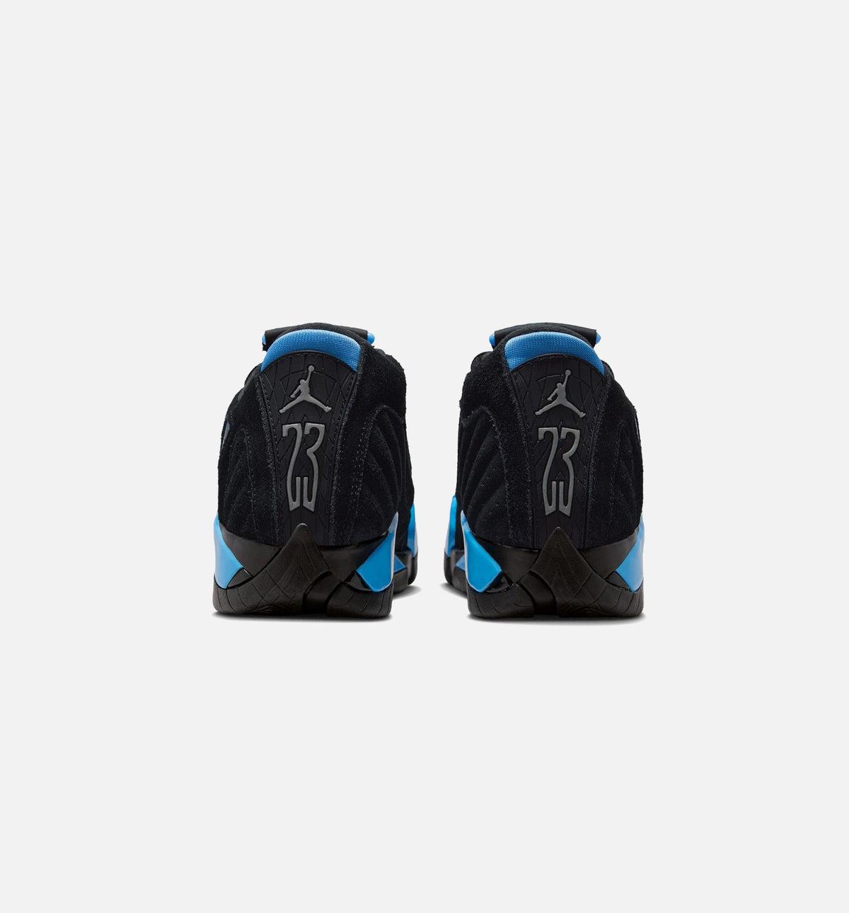 Air Jordan 14 Retro Black University Blue Grade School Lifestyle Shoe - BlackWhiteUniversity Blue
