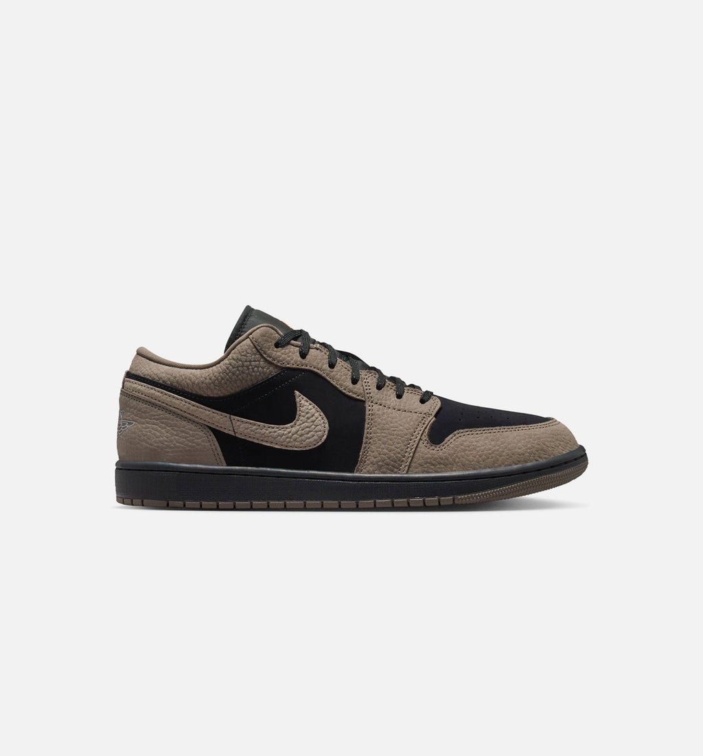 Air Jordan 1 Low SE Men's Sneakers - Black / Olive Grey