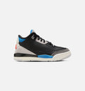 Air Jordan 3 Retro OG Rare Air Preschool Lifestyle Shoe - BlackChile RedNeutral Grey