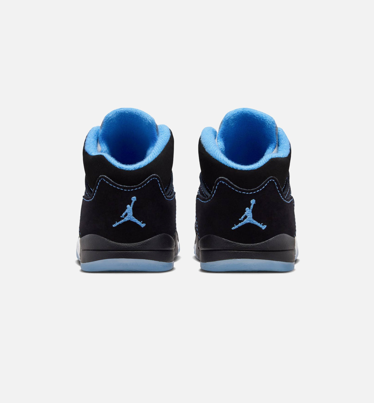 Air Jordan 5 Retro Black Carolina Infant Toddler Lifestyle Shoe - BlackUniversity BlueWhite Free Shipping