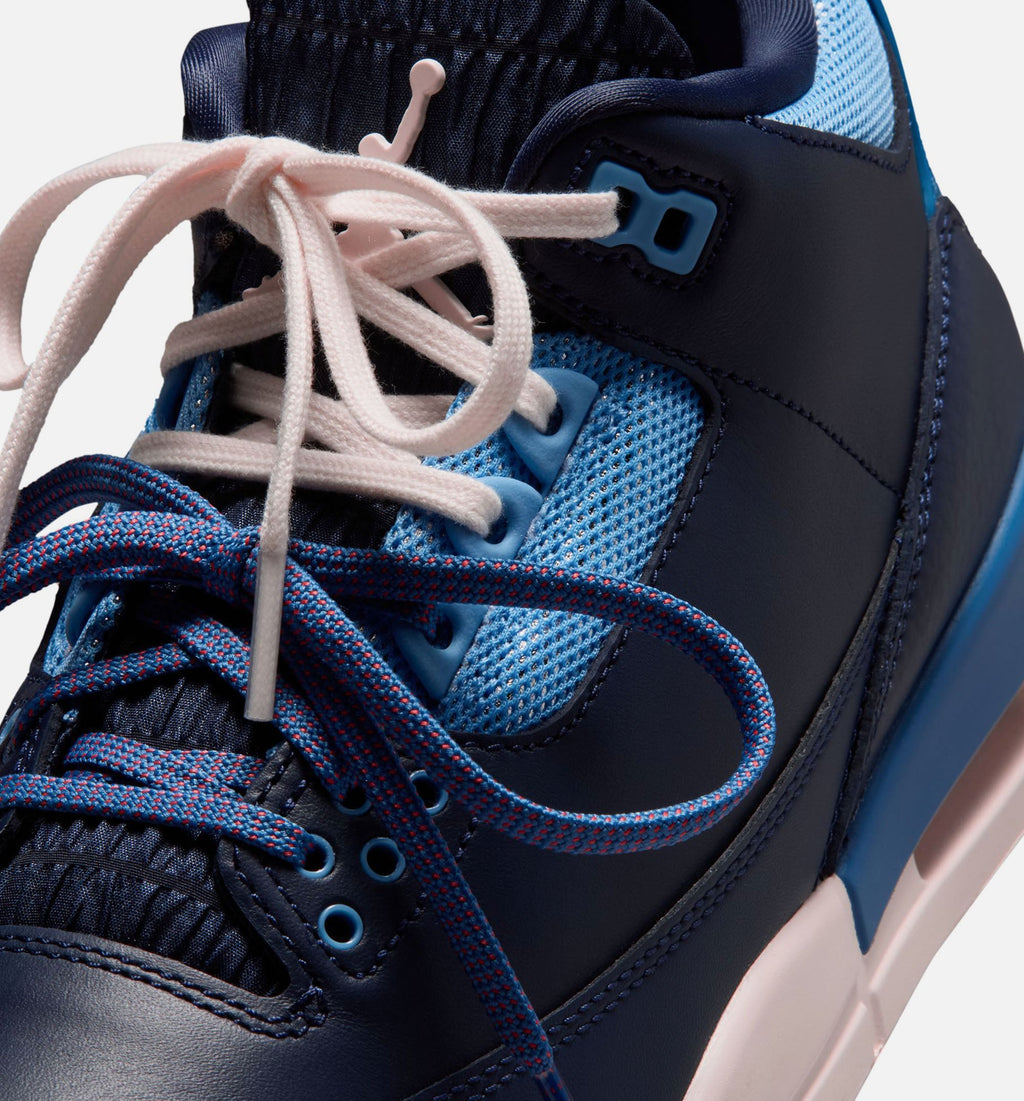 Air Jordan 3 Retro Sport Renaissance Womens Lifestyle Shoe - ObsidianChalkTrack Red Free Shipping