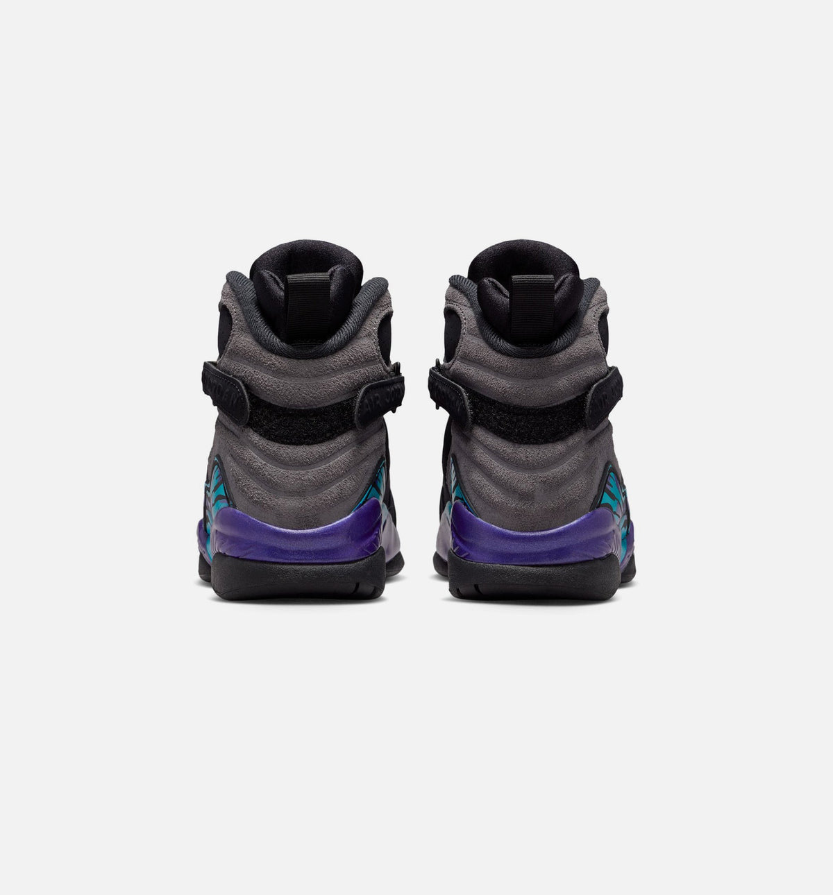 Air Jordan 8 Retro Aqua Grade School Lifestyle Shoe - BlackMulti ColorBright ConcordMulti Color