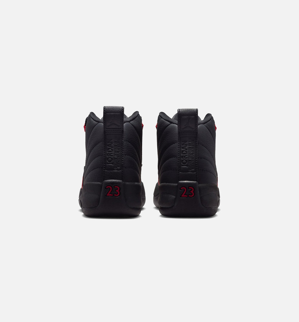 Air Jordan 12 Retro Bloodline Grade School Lifestyle Shoe - BlackVarsity Red Free Shipping