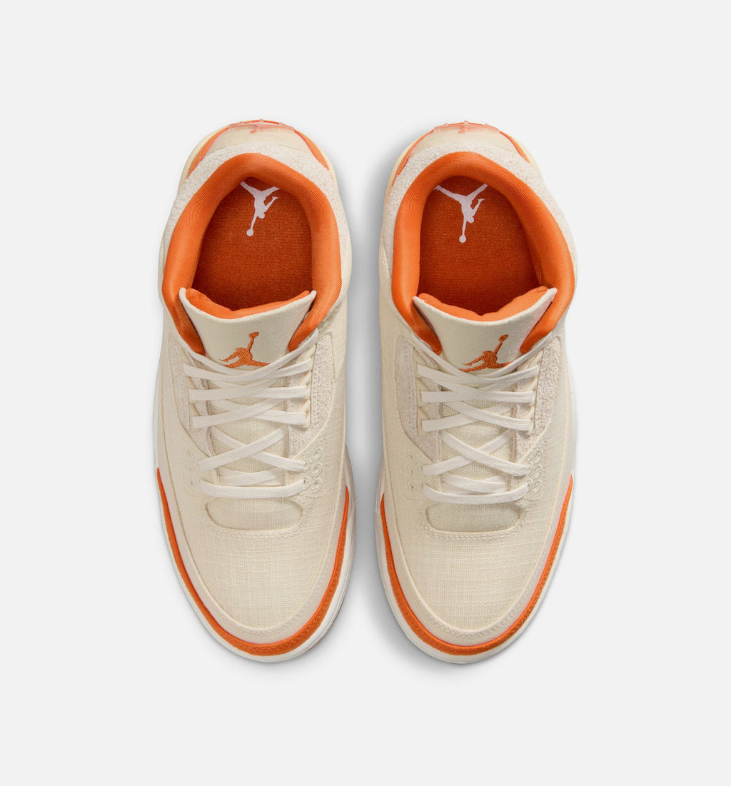 Air Jordan 3 Retro Starfish Womens Lifestyle Shoe - FossilStarfishSail