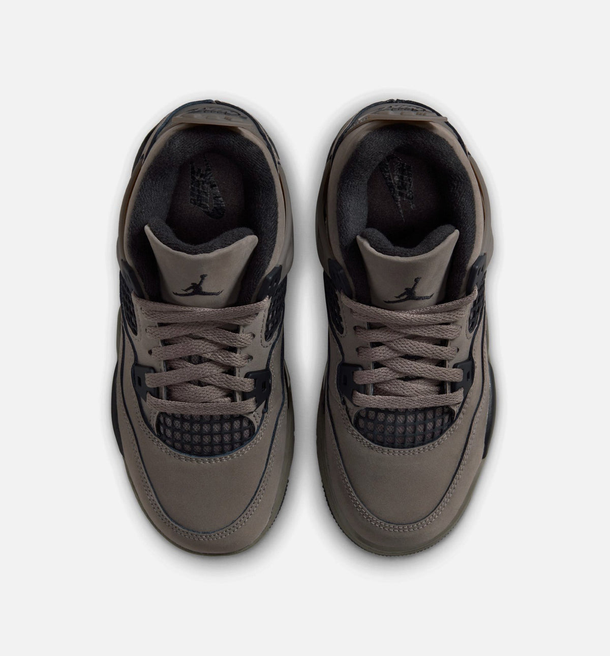 Air Jordan 4 Retro Cave Stone And Black Preschool Lifestyle Shoe - Cave StoneBlackMoon Particle