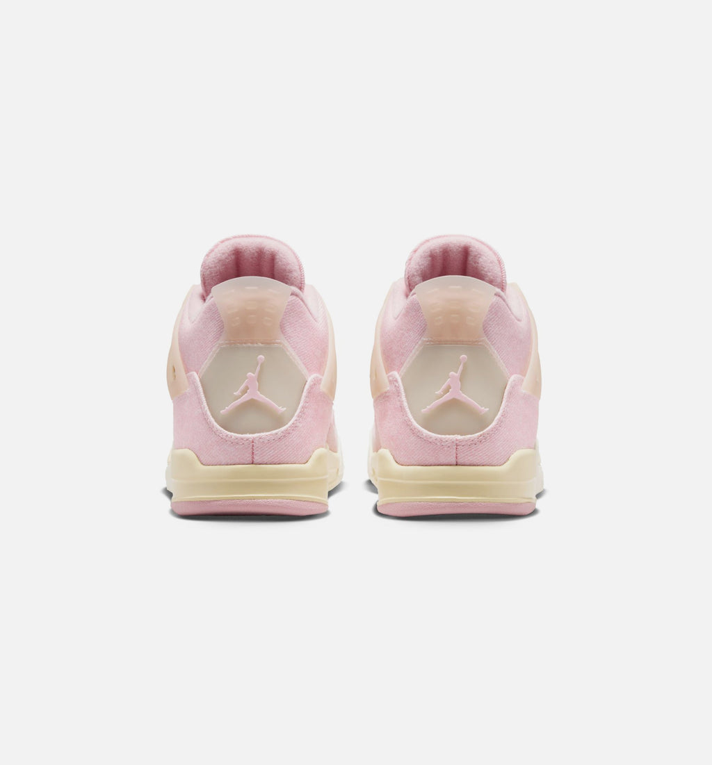 Air Jordan 4 Retro Pink Pearl And Iced Carmine Preschool Lifestyle Shoe - Pearl PinkIced CarmineCoconut Milk