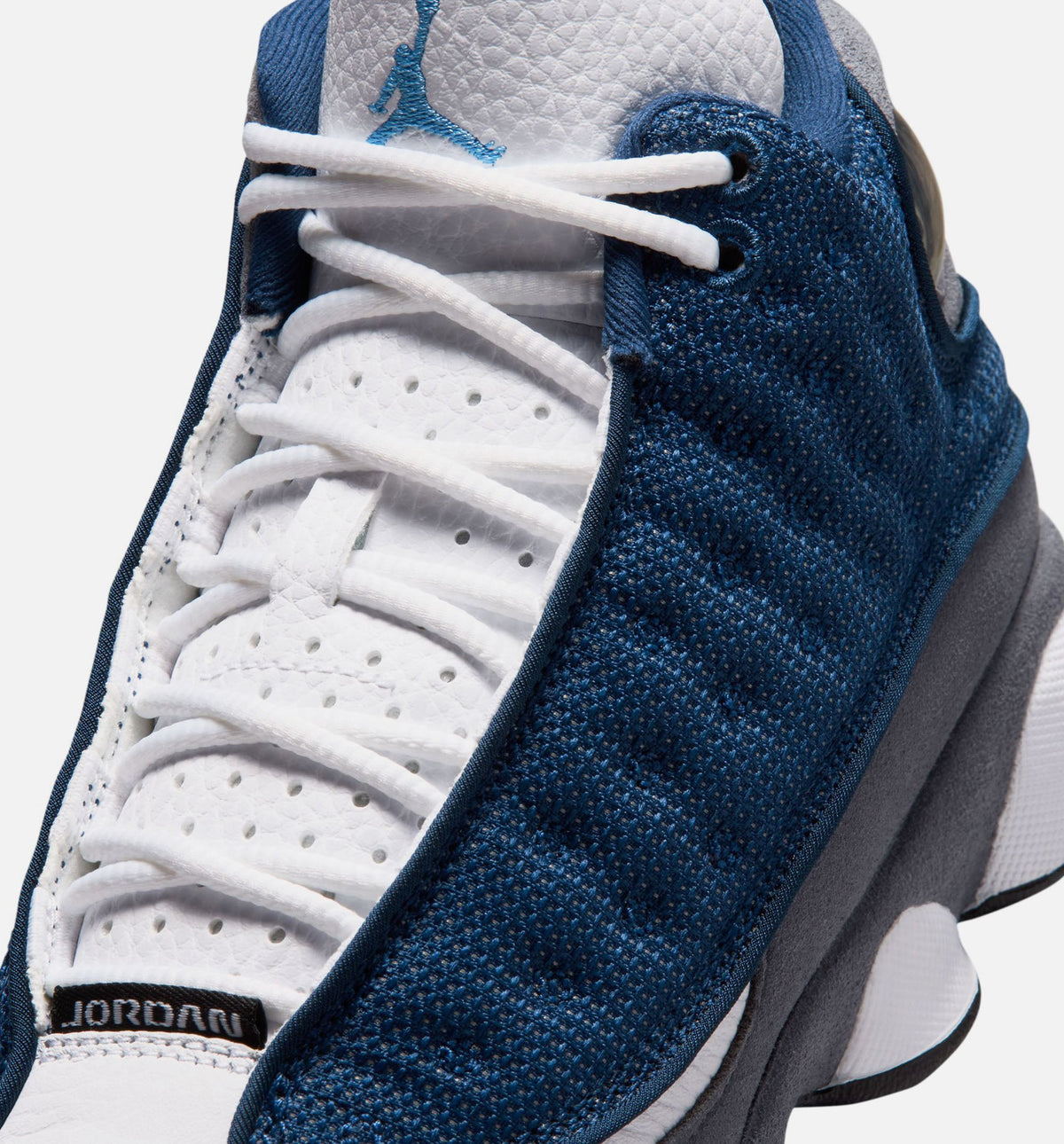 Air Jordan 13 Retro Navy And Flint Grey Grade School Lifestyle Shoe - NavyUniversity BlueFlint GreyWhite Free Shipping