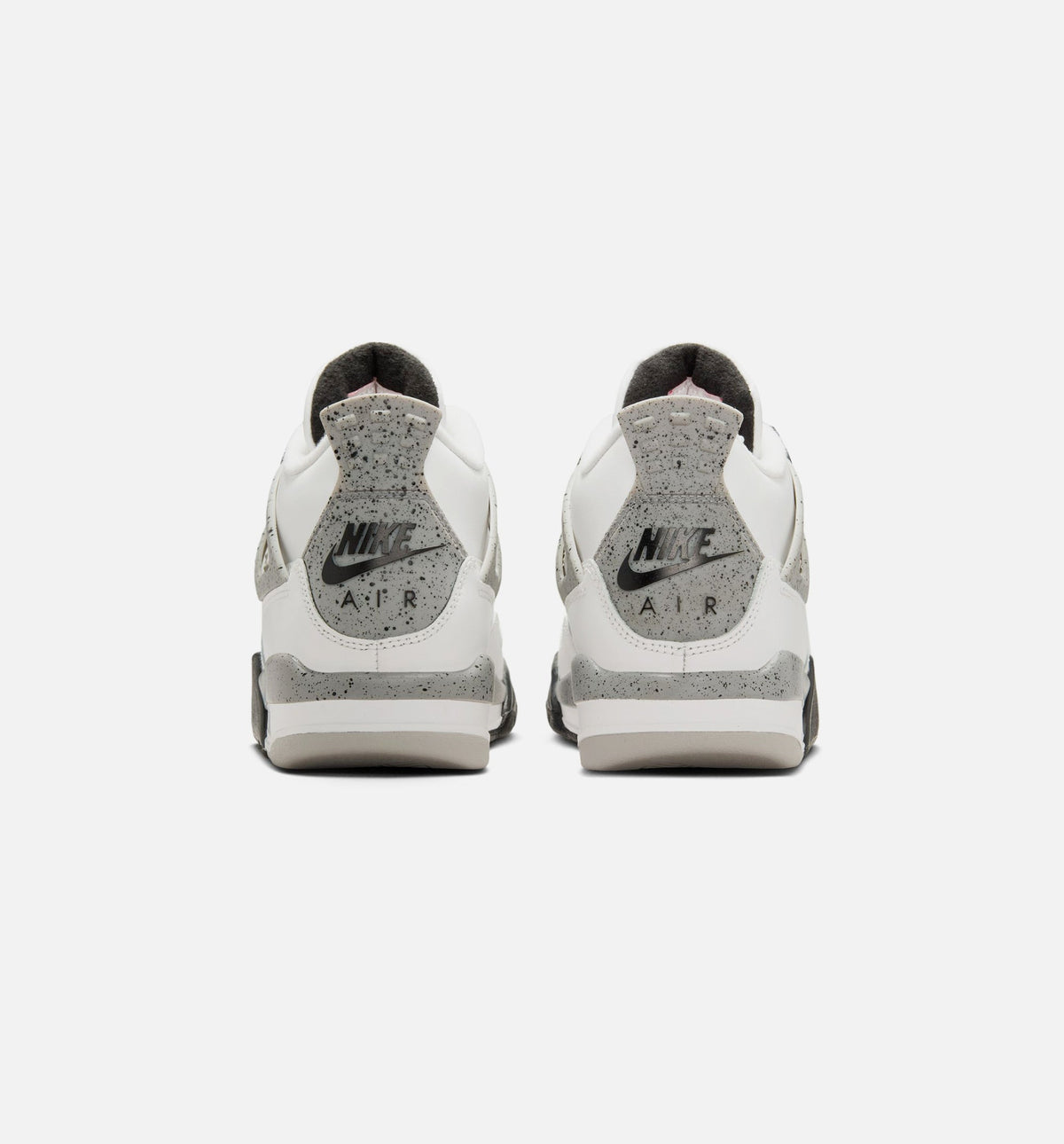 Air Jordan 4 Retro White Cement Grade School Lifestyle Shoe - Summit WhiteFire RedCement GreyBlack