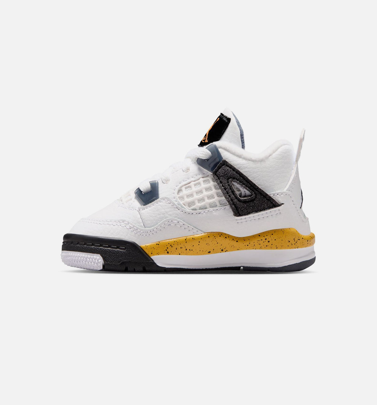 Air Jordan 4 Retro Rare Air Tour Yellow Infant Toddler Lifestyle Shoe - WhiteDark Blue GreyBlackTour Yellow Free Shipping
