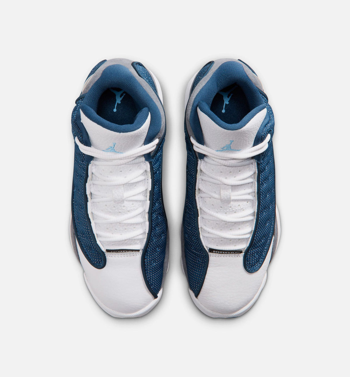 Air Jordan 13 Retro Navy And Flint Grey Grade School Lifestyle Shoe - NavyUniversity BlueFlint GreyWhite Free Shipping