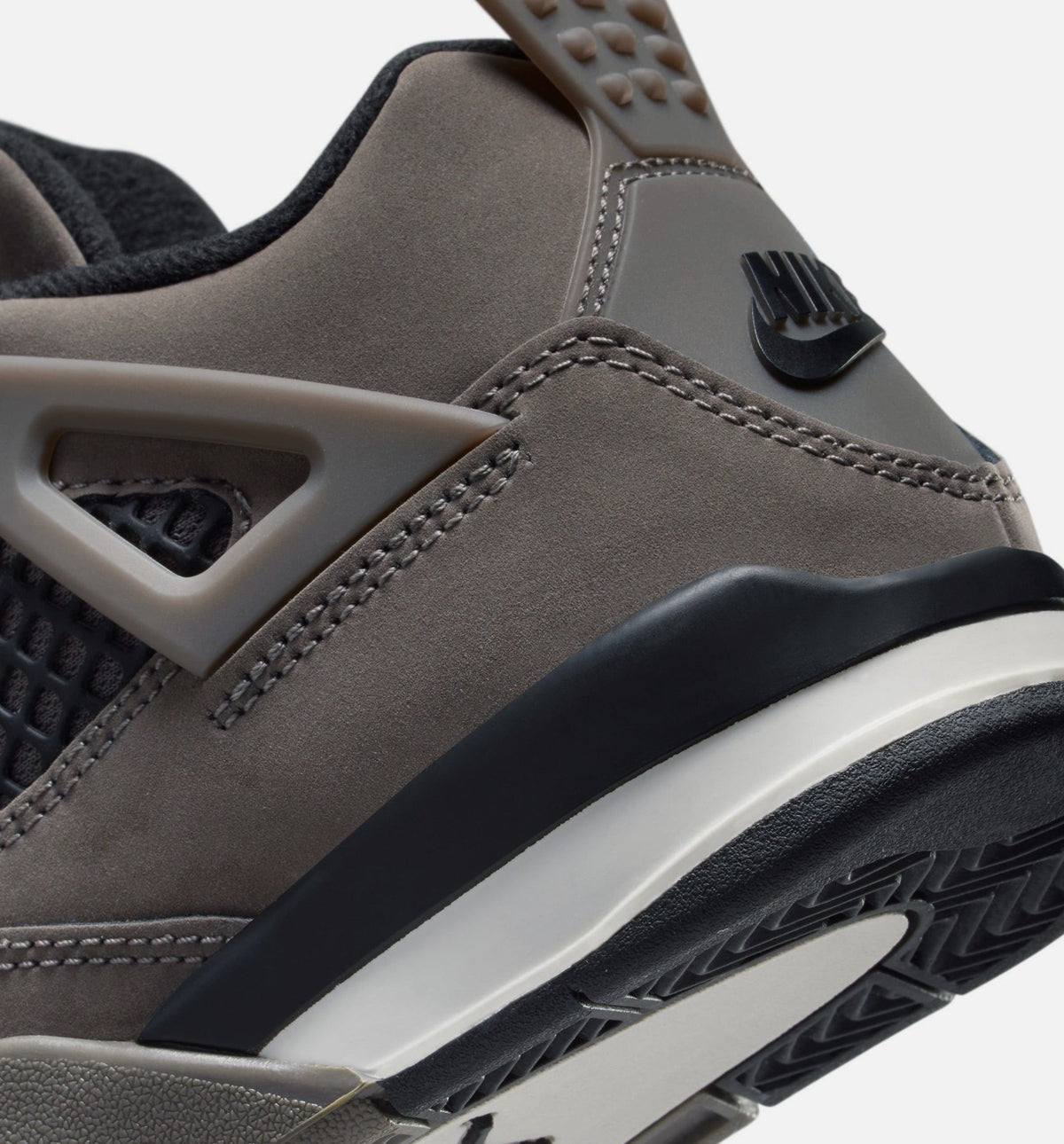 Air Jordan 4 Retro Cave Stone And Black Preschool Lifestyle Shoe - Cave StoneBlackMoon Particle