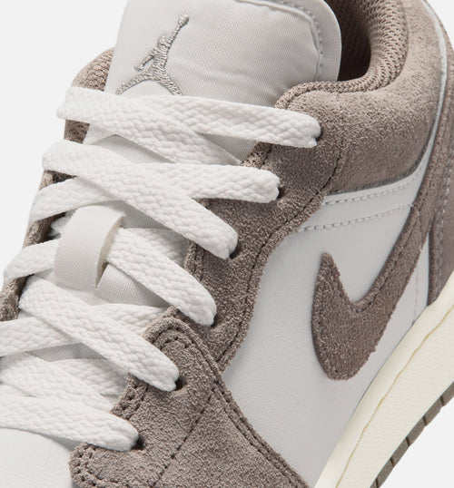 Air Jordan 1 Low Grade School Sneakers - Olive Grey