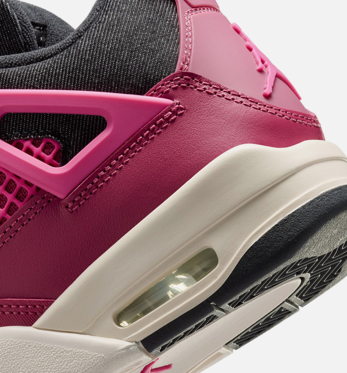 Air Jordan 4 Retro She's A Star Grade School Lifestyle Shoe - Sweet BeetDesert PinkOff NoirChalk