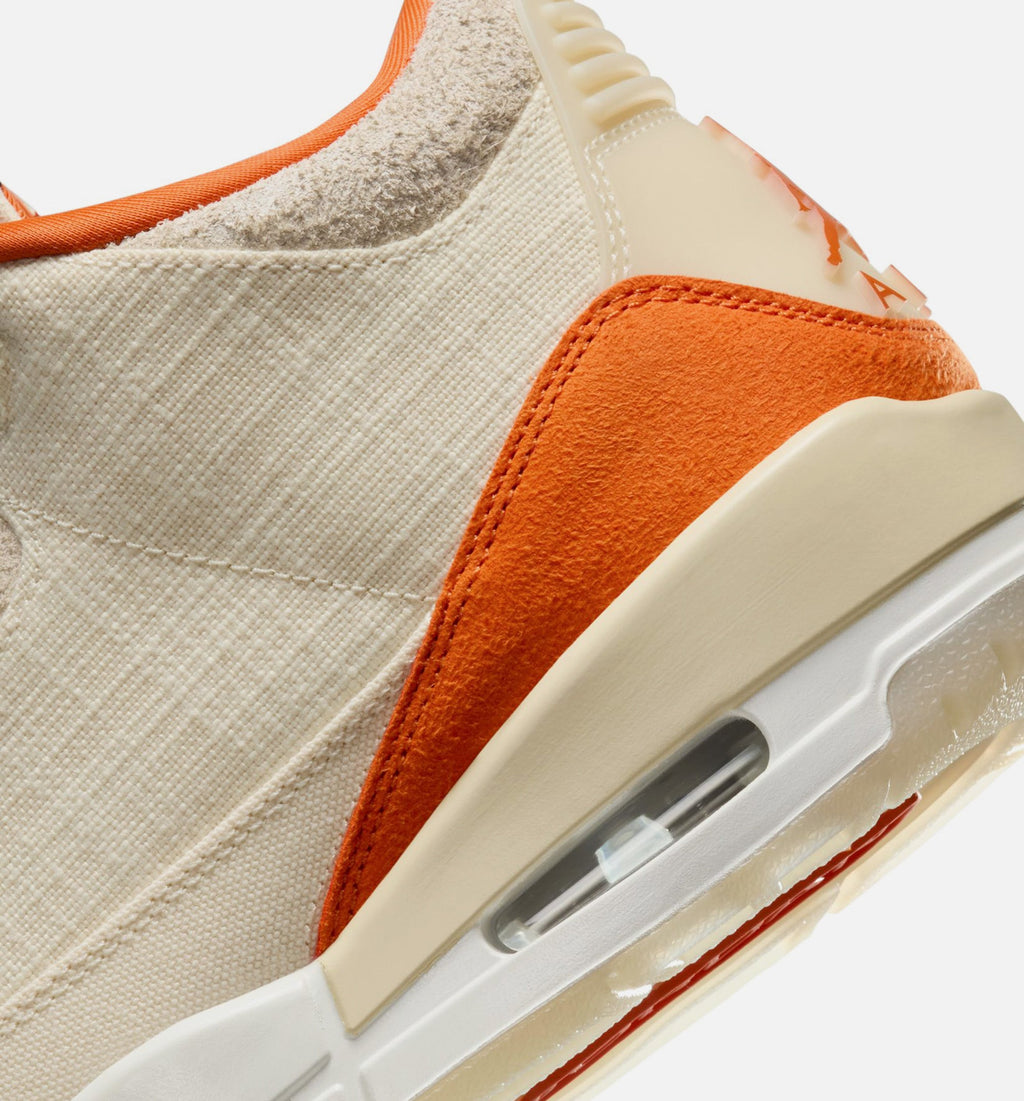 Air Jordan 3 Retro Starfish Womens Lifestyle Shoe - FossilStarfishSail