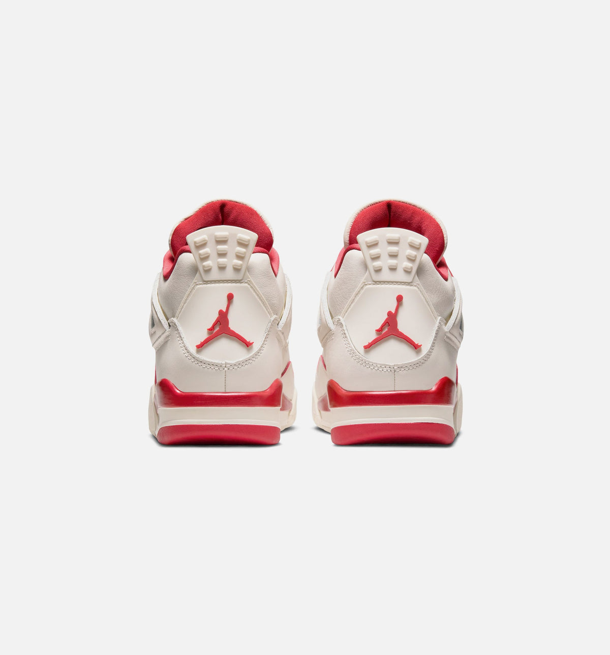 Air Jordan 4 Retro Valentines Day Womens Lifestyle Shoe - Pale IvorySierra RedTough Red