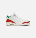Air Jordan 3 Retro El Vuelo Mens Lifestyle Shoe - Summit WhitePine GreenDragon RedMetallic Gold