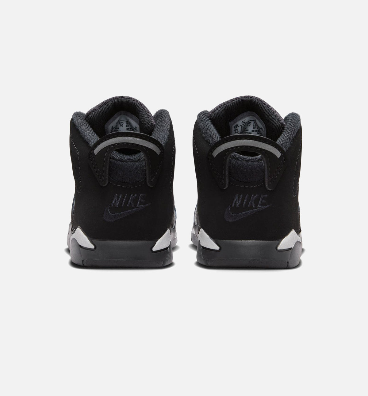 Air Jordan 6 Cap & Gown Infant Toddler Lifestyle Shoe - BlackReflective SilverBlack Free Shipping