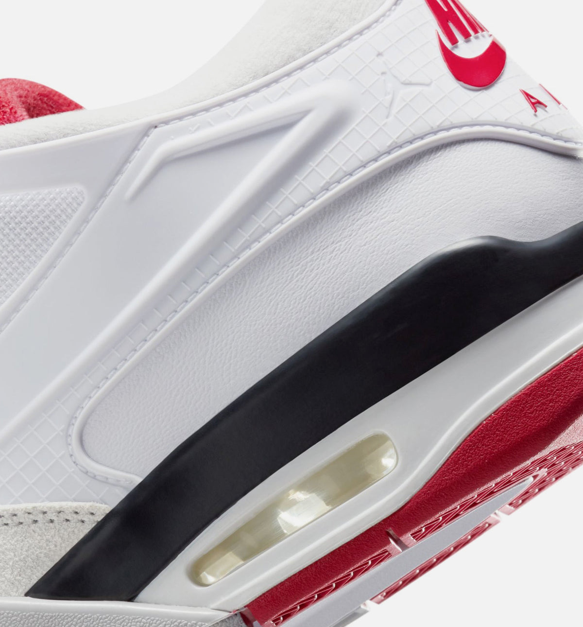 Air Jordan 4 RM Mens Lifestyle Shoe - WhiteBlackNeutral GreyVarsity Red