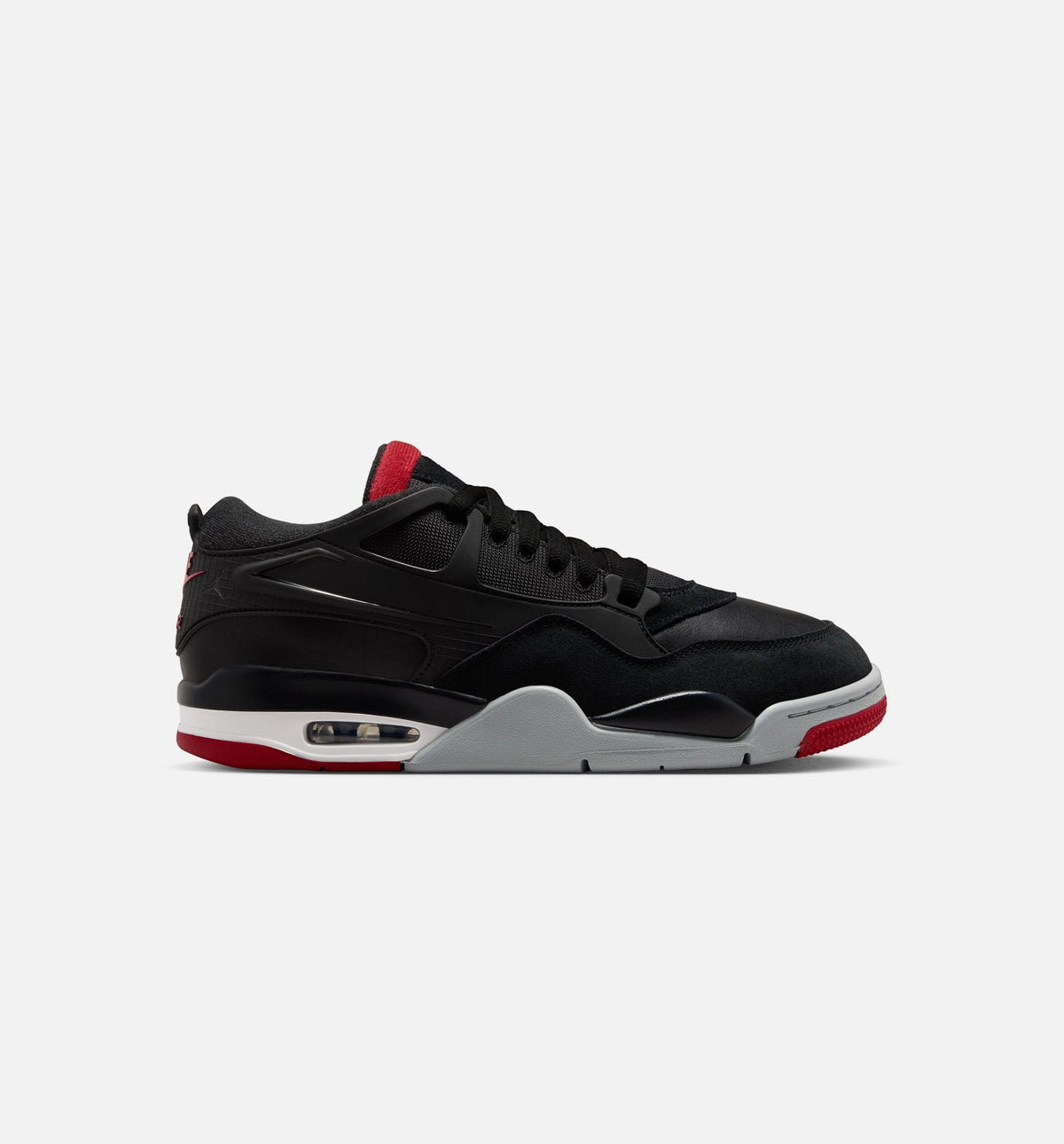 Air Jordan 4 RM Mens Lifestyle Shoe - BlackWolf GreyWhiteVarsity Red