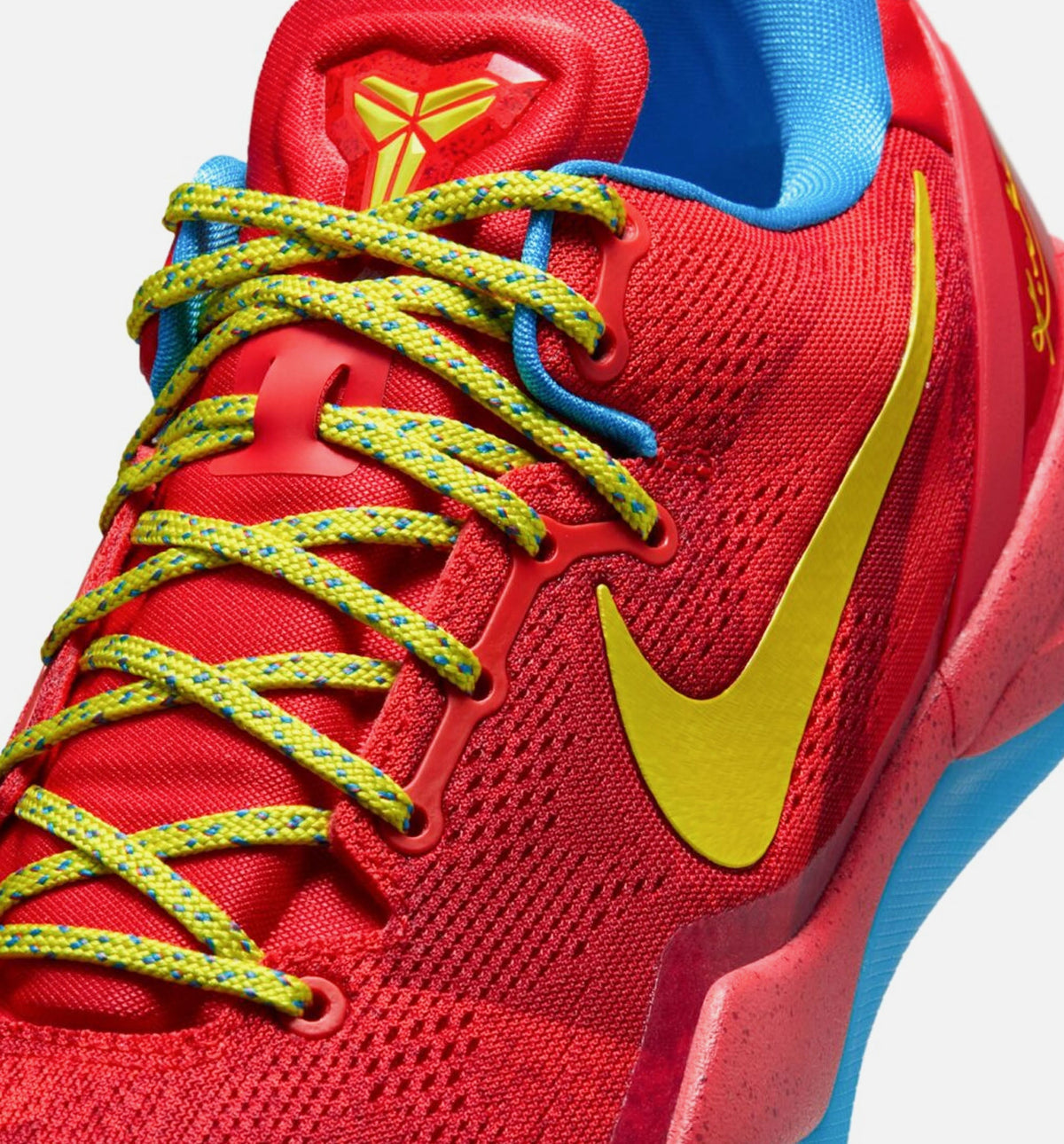 Kobe VIII Protro Year Of The Horse Mens Lifestyle Shoe - Light CrimsonVivid BlueBright Citron Limit One Per Customer