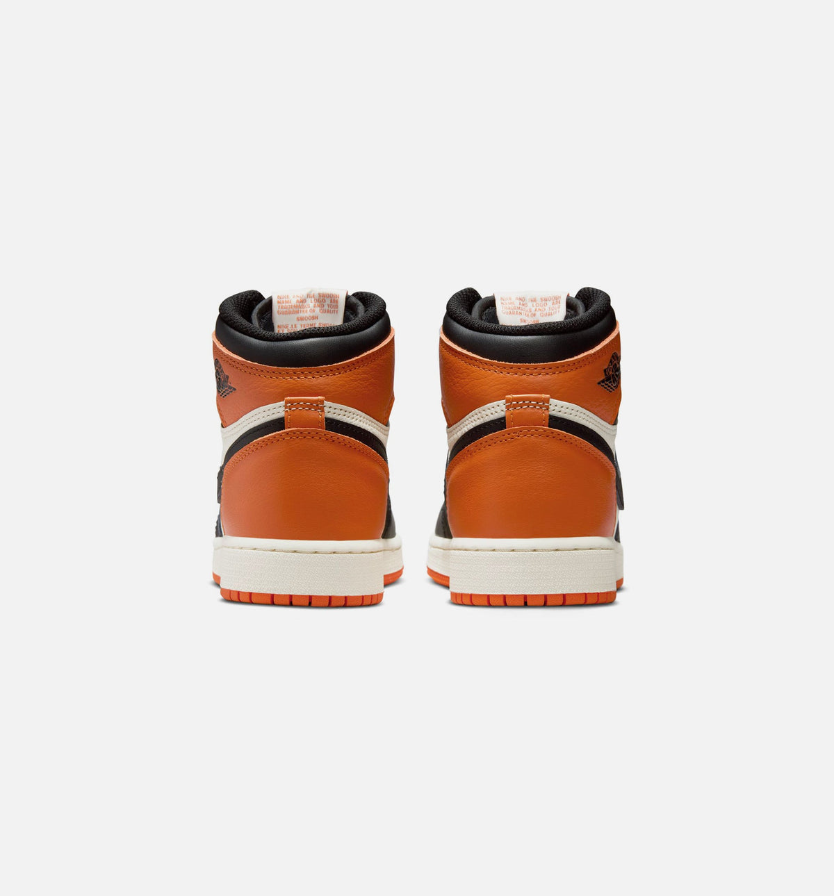 Air Jordan 1 Retro High OG Shattered Backboard Grade School Lifestyle Shoe - BlackBlackSailStarfish