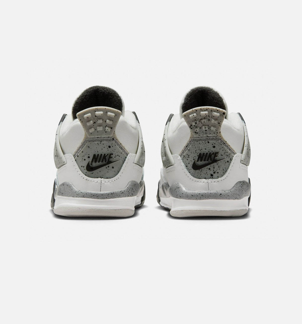 Air Jordan 4 Retro White Cement Infant Toddler Lifestyle Shoe - Summit WhiteFire RedCement GreyBlack