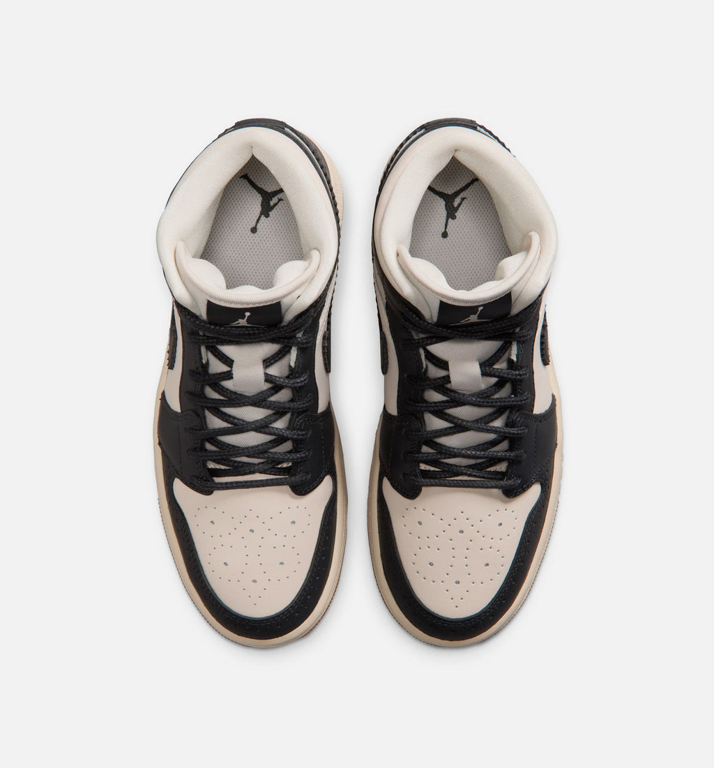 Air Jordan 1 Mid SE Women's Sneakers - Off-Noir / Chalk