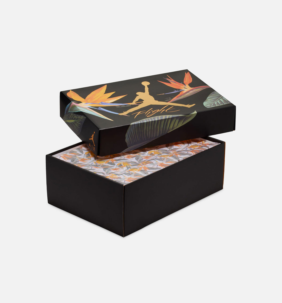 Air Jordan 4 Retro Birds of Paradise Womens Lifestyle Shoes - Coconut MilkMetallic GoldMuslinBright MangoSundialBlack