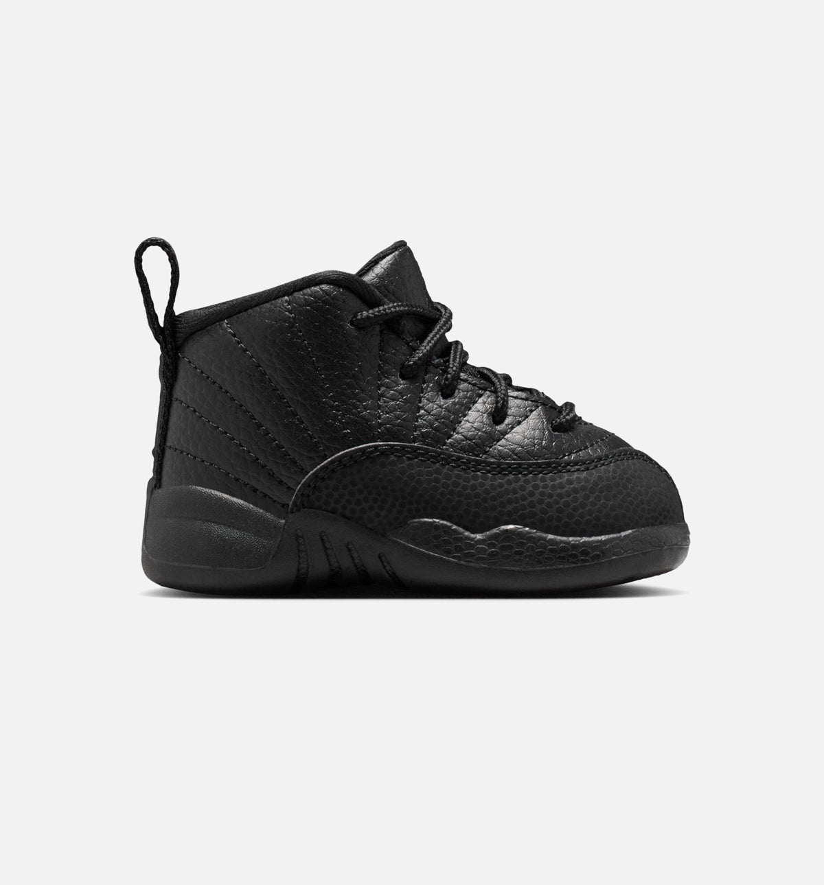 Air Jordan 12 Retro Bloodline Infant Toddler Lifestyle Shoe - BlackVarsity Red Free Shipping