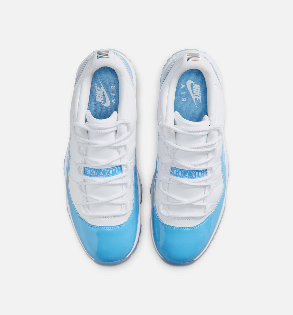 Air Jordan 11 Retro Low University Blue Mens Lifestyle Shoe - WhiteUniversity BlueBlack