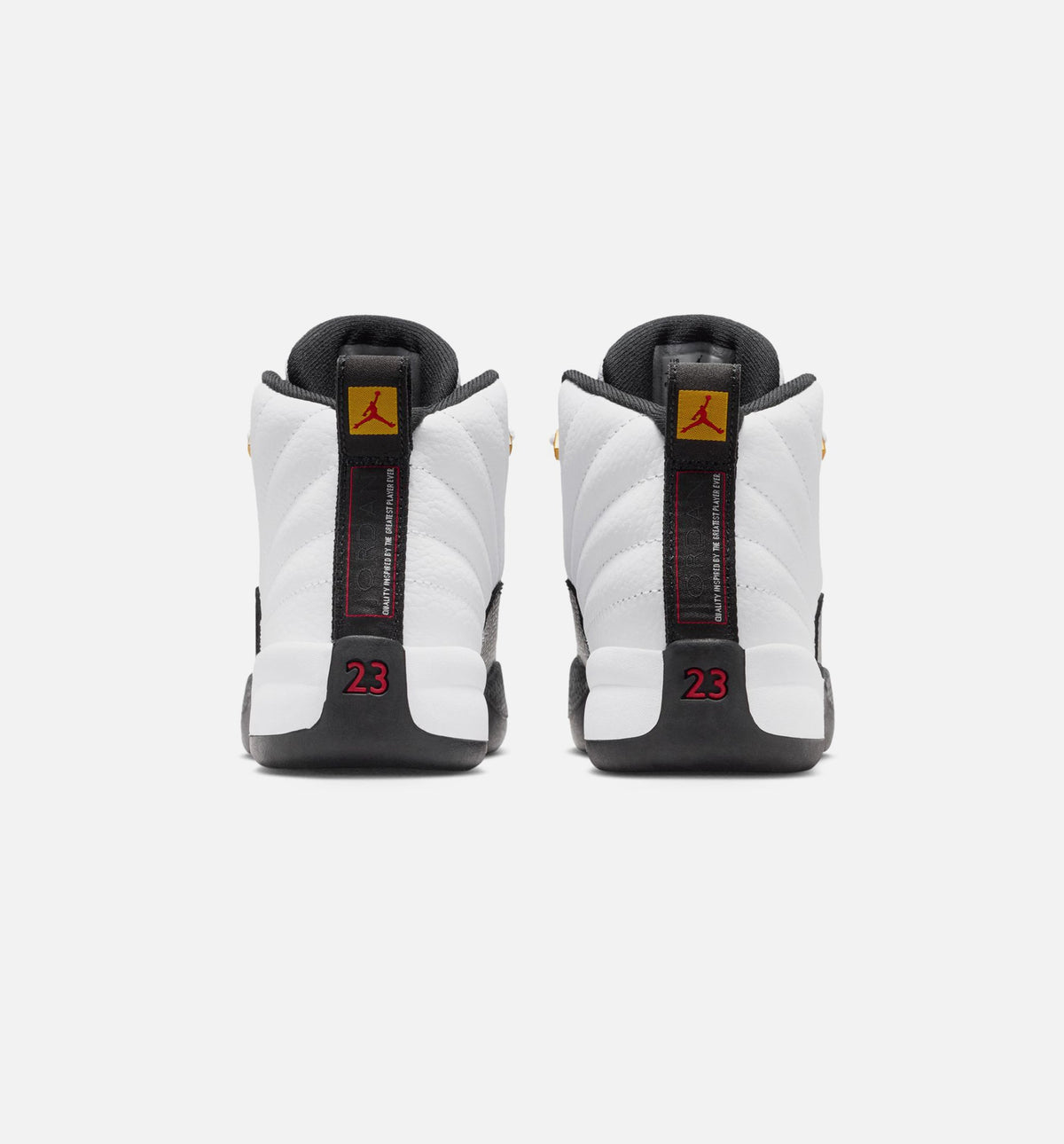 Air Jordan 12 Retro Taxi Infant Toddler Lifestyle Shoe - WhiteBlackTaxi