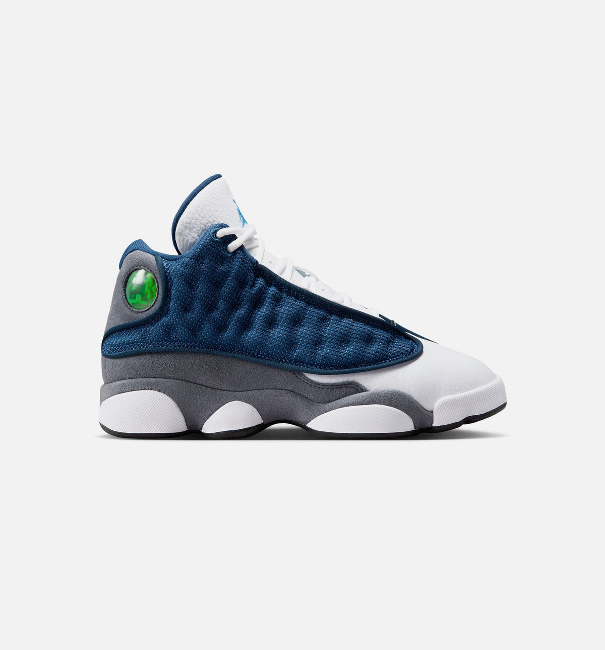 Air Jordan 13 Retro Navy And Flint Grey Grade School Lifestyle Shoe - NavyUniversity BlueFlint GreyWhite Free Shipping