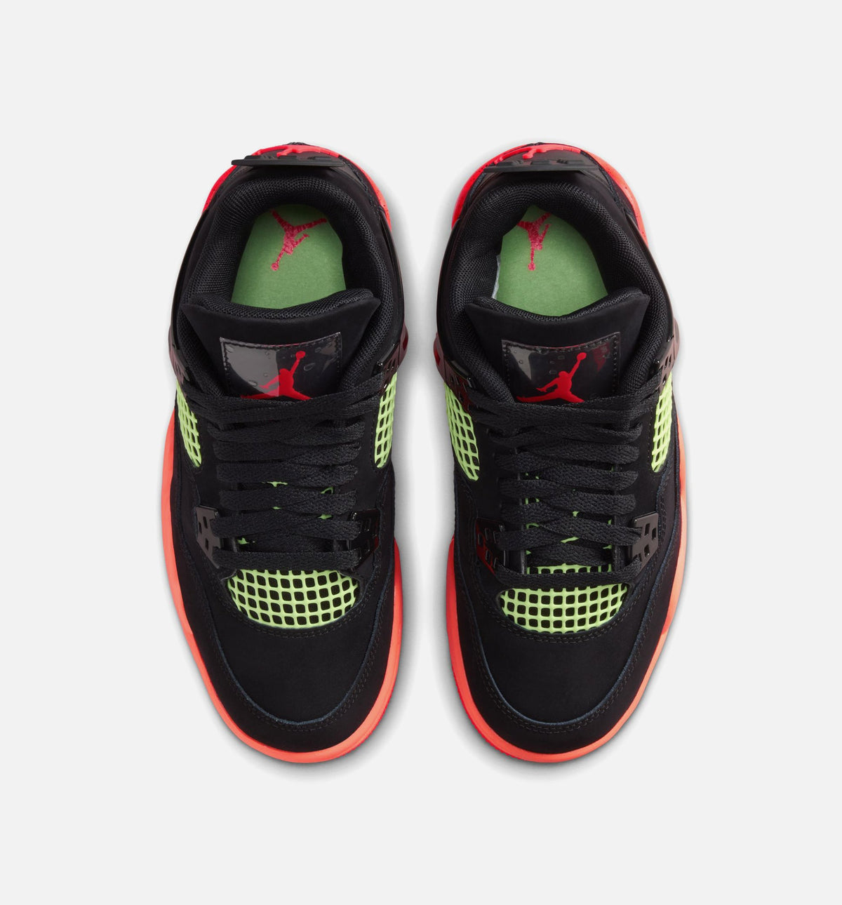 Air Jordan 4 Retro Black Infrared 23 Grade School Lifestyle Shoe - BlackInfrared 23Bright Mango