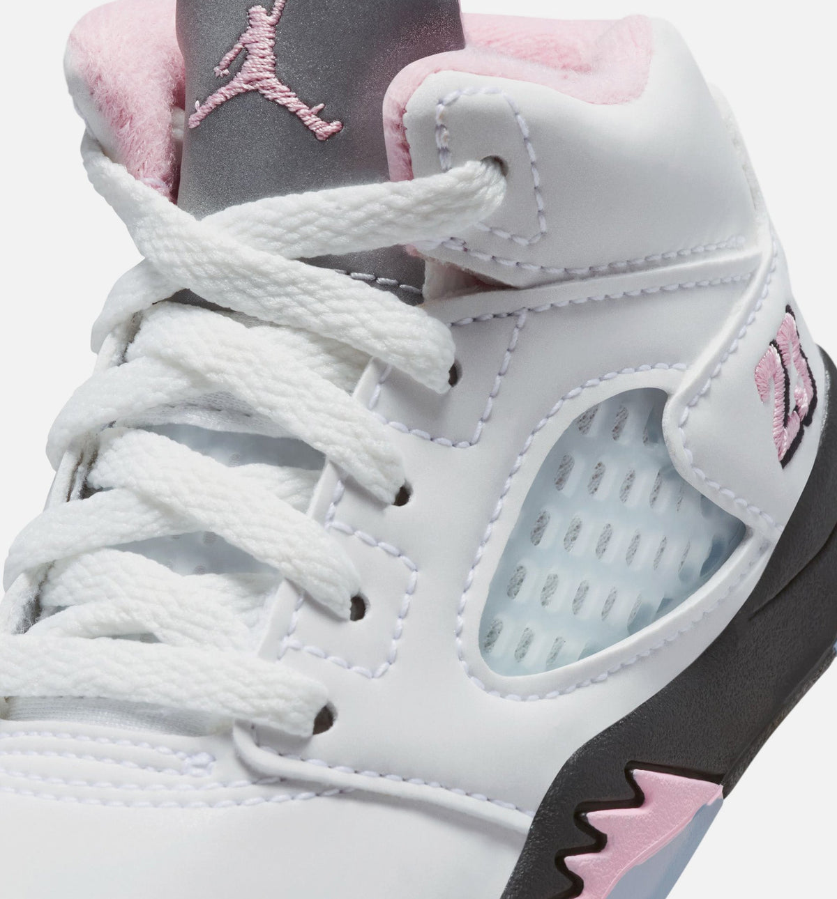 Air Jordan 5 Retro Medium Soft Pink Infant Toddler Lifestyle Shoe - WhiteBlackMedium Soft Pink Free Shipping