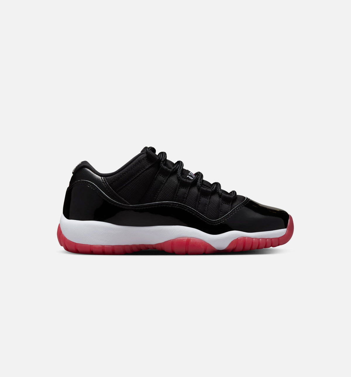 Air Jordan 11 Retro Bred Grade School Lifestyle Shoe - BlackVarsity RedWhite Free Shipping