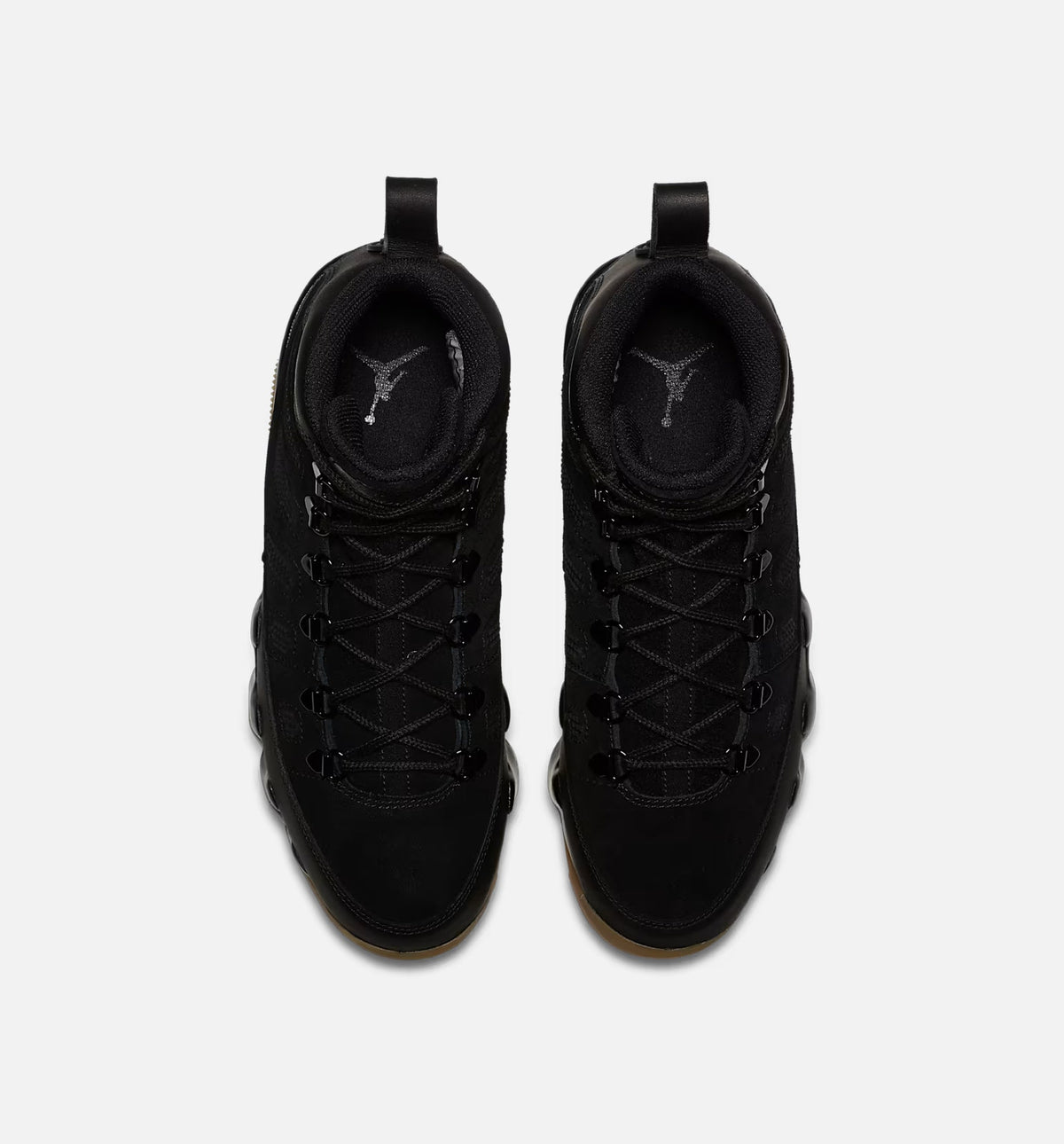 Air Jordan 9 Retro Mens Lifestyle Boot - BlackBlack GumLight Brown