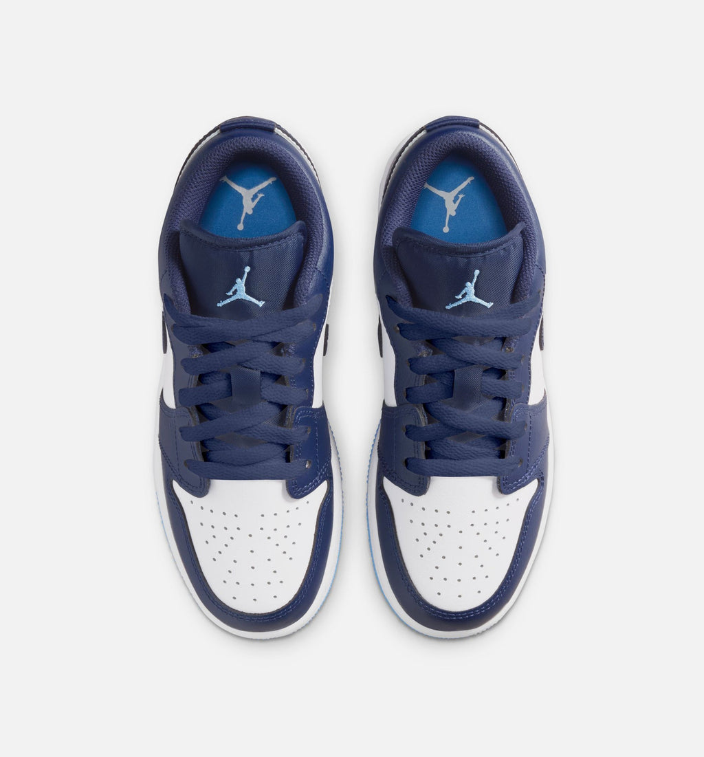 Air Jordan 1 Low Grade School Sneakers - Midnight Navy