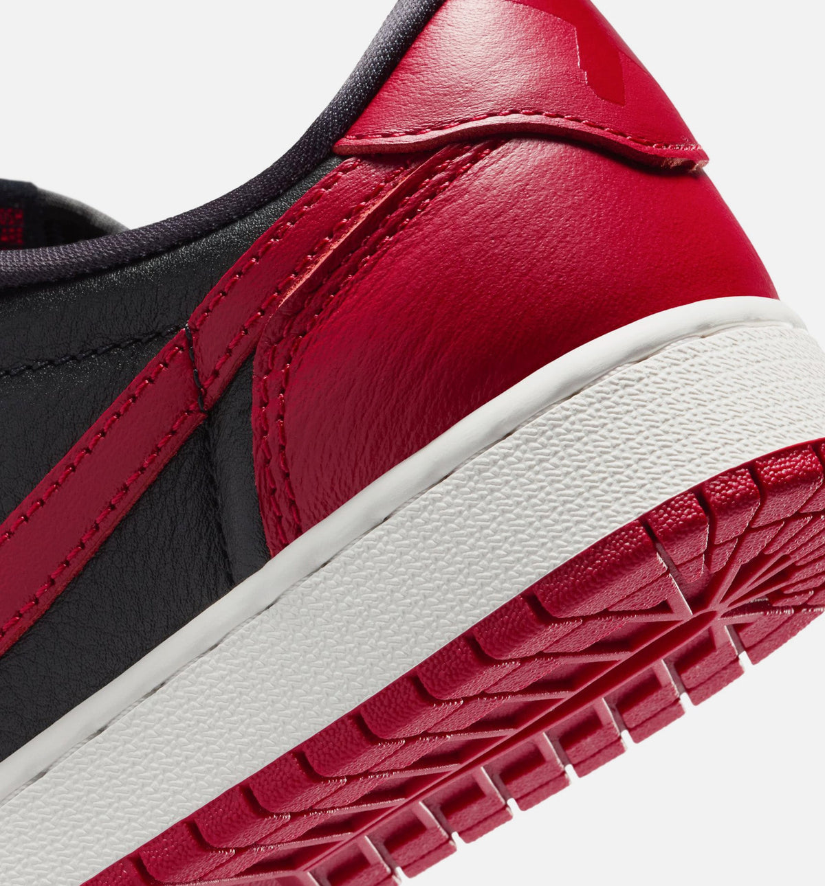 Air Jordan 1 Retro Low OG Banned Grade School Lifestyle Shoe - BlackBlackVarsity RedSummit White Free Shipping