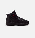 Air Jordan 12 Retro Bloodline Preschool Lifestyle Shoe - BlackVarsity Red Free Shipping
