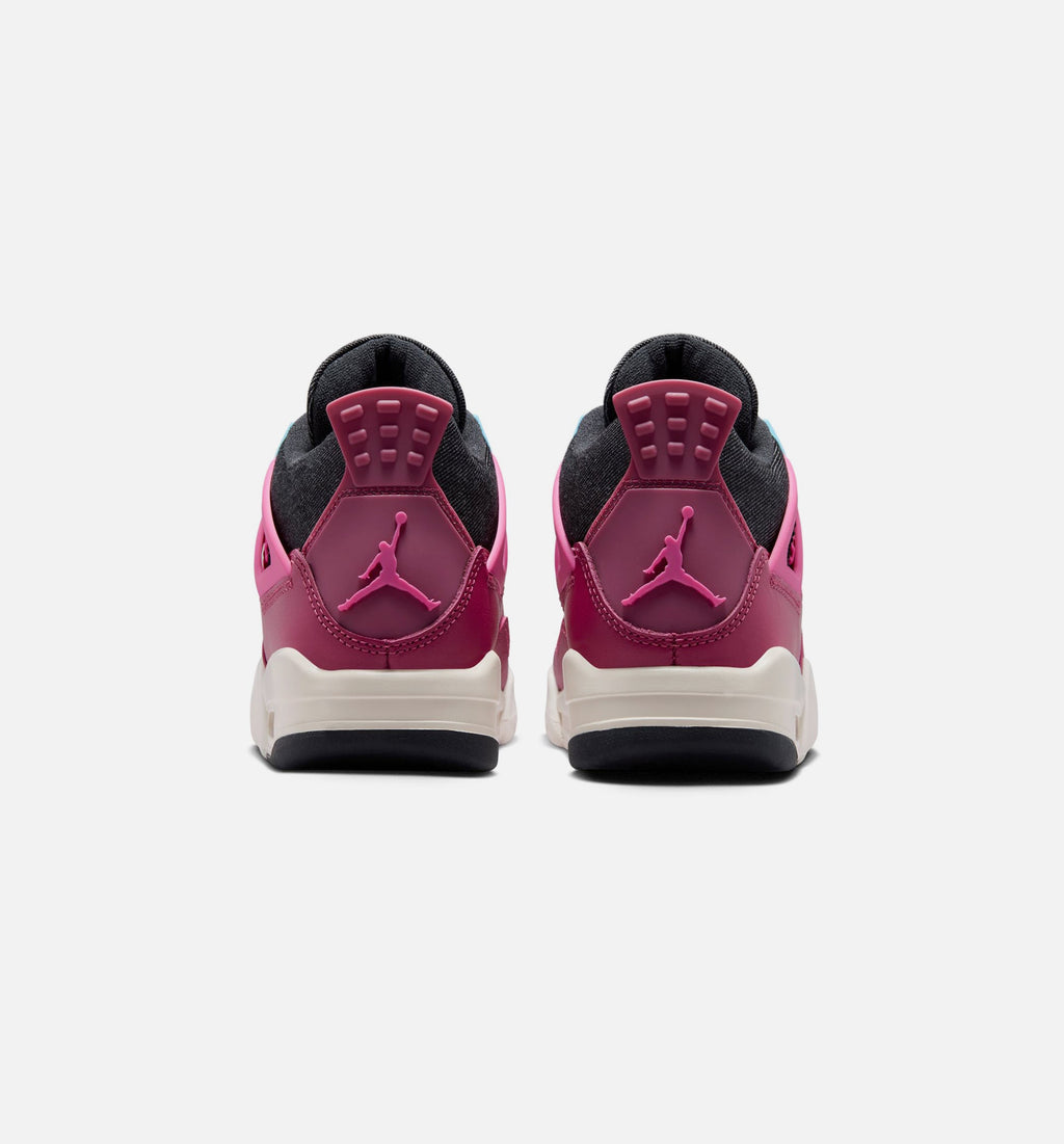 Air Jordan 4 Retro She's A Star Grade School Lifestyle Shoe - Sweet BeetDesert PinkOff NoirChalk