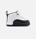 Air Jordan 12 Retro Taxi Infant Toddler Lifestyle Shoe - WhiteBlackTaxi