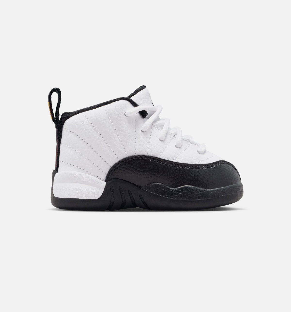 Air Jordan 12 Retro Taxi Infant Toddler Lifestyle Shoe - WhiteBlackTaxi