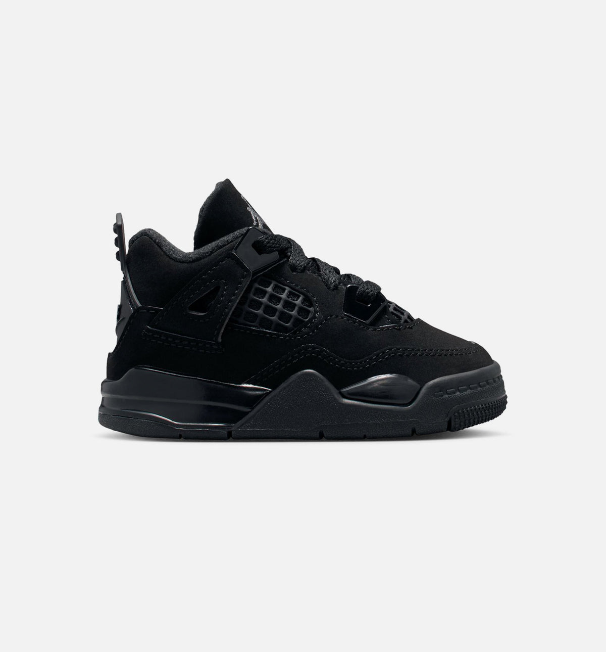 Air Jordan 4 Retro Black Cat Infant Toddler Lifestyle Shoe - BlackBlackLightGraphite